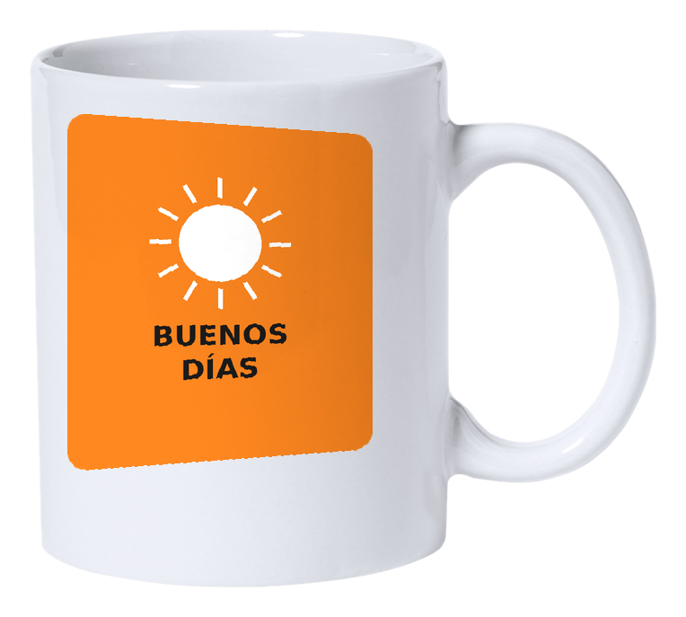 Taza Buenos Días